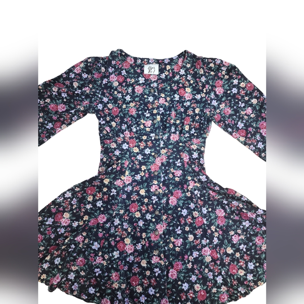 Vintage 90s Floral Dress